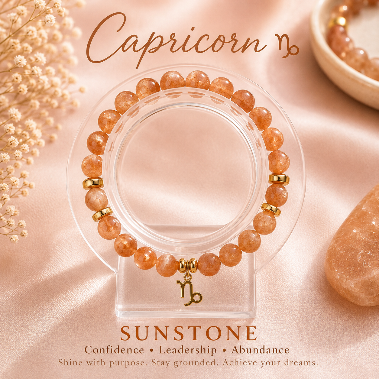 Capricorn -- Mountain Strength Bracelet