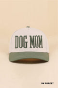 Dog Mom Two Tone Snapback Hat - DK Forest