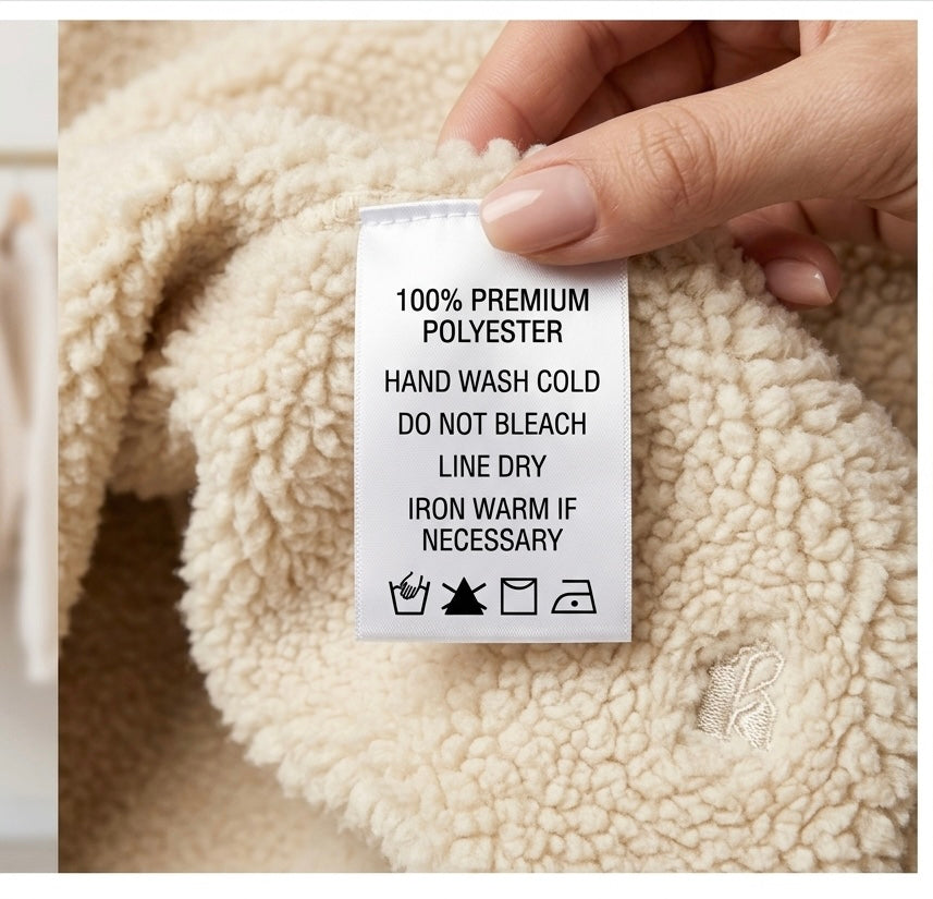Checkered Print Throw