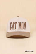 Cat Mom Cap Ash Mocha