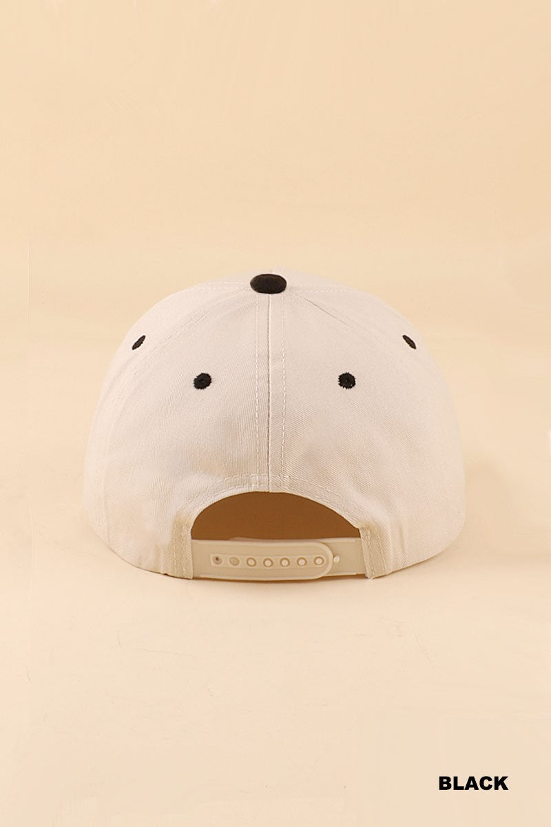 Cat Mom Cap Black