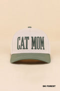 Cat Mom Cap Dark Forest