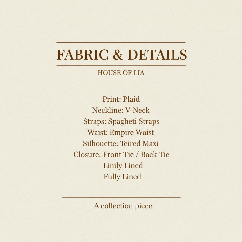 Indigo Breeze Tiered Maxi Dress - Fabric & Details