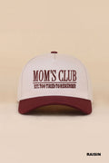 Mom's Club Cap Raisin