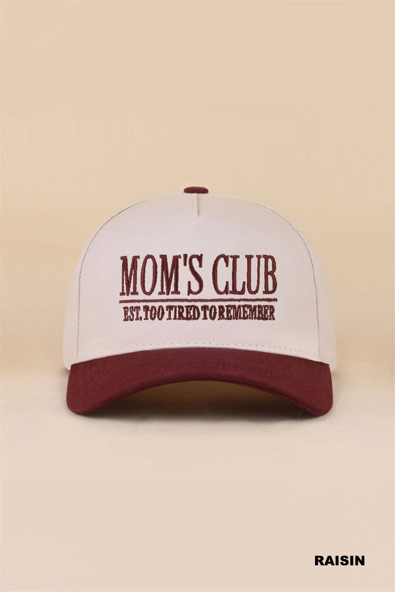 Mom's Club Cap Raisin