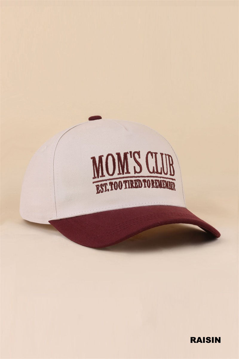 Mom's Club Cap Raisin