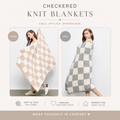 Checkered Print Throw